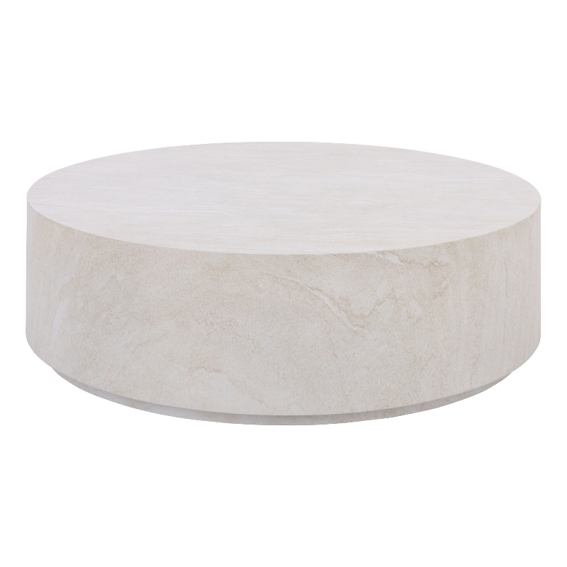 Safavieh Tina Round Coffee Table in Smoke