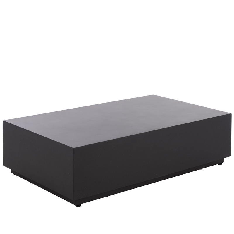 Safavieh Tina Rectangle Coffee Table in Black