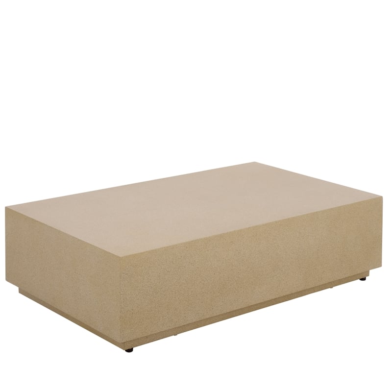 Safavieh Tina Rectangle Coffee Table  in Beige
