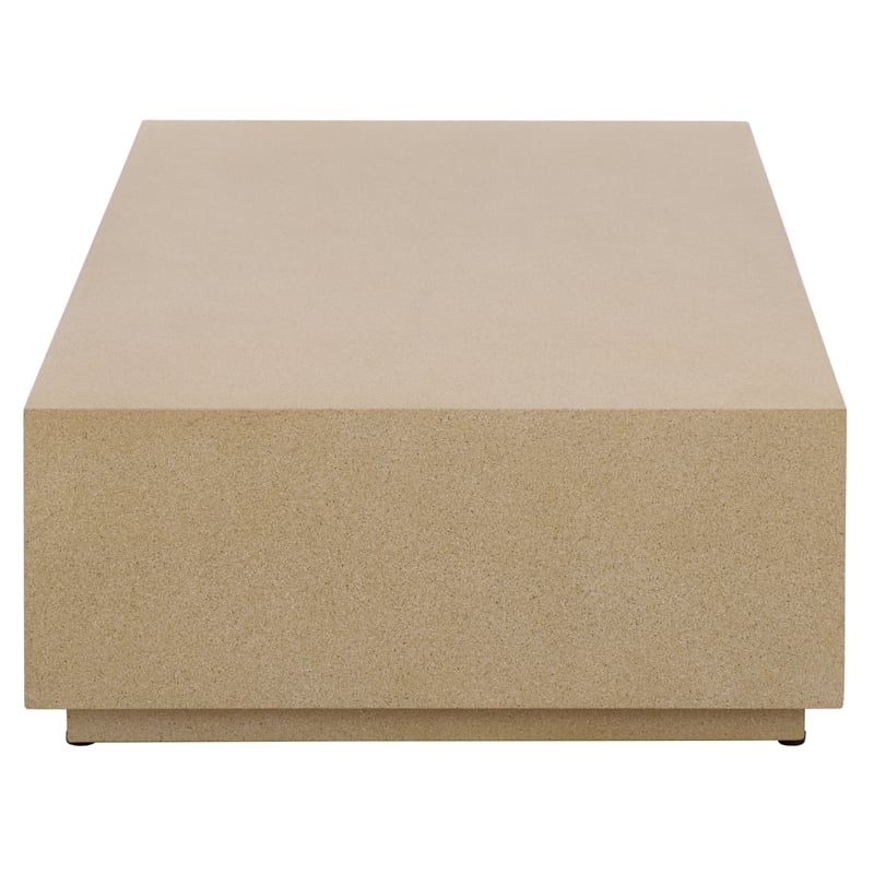 Safavieh Tina Rectangle Coffee Table  in Beige