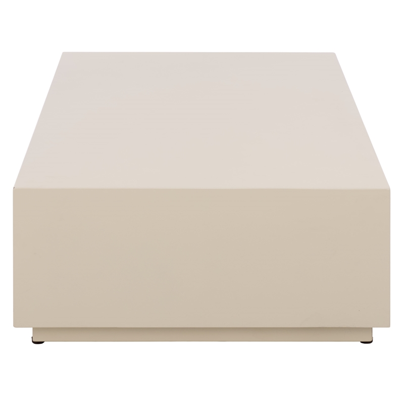 Safavieh Tina Rectangle Coffee Table in Ivory