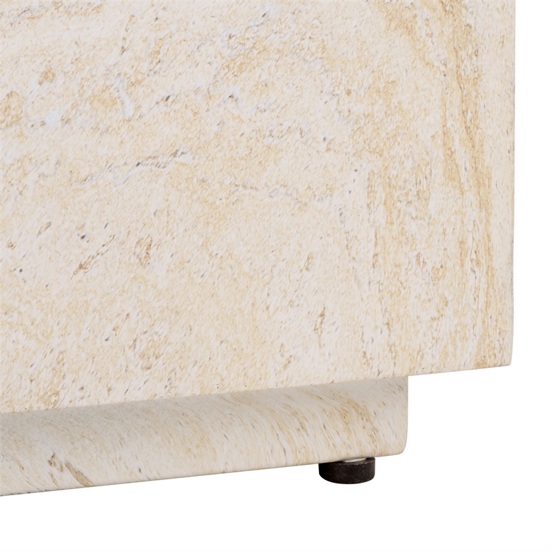 Safavieh Tina Rectangle Coffee Table in Beige