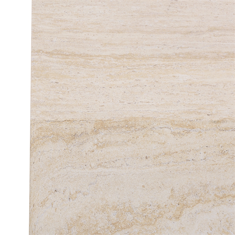 Safavieh Tina Rectangle Coffee Table in Beige