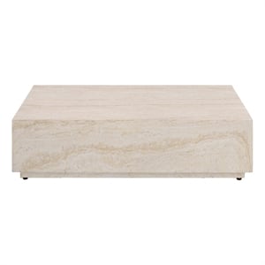 Safavieh Tina Rectangle Coffee Table in Beige