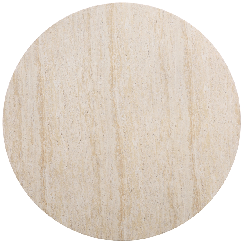 Safavieh Tina 3 Ball Round Coffee Table in Beige