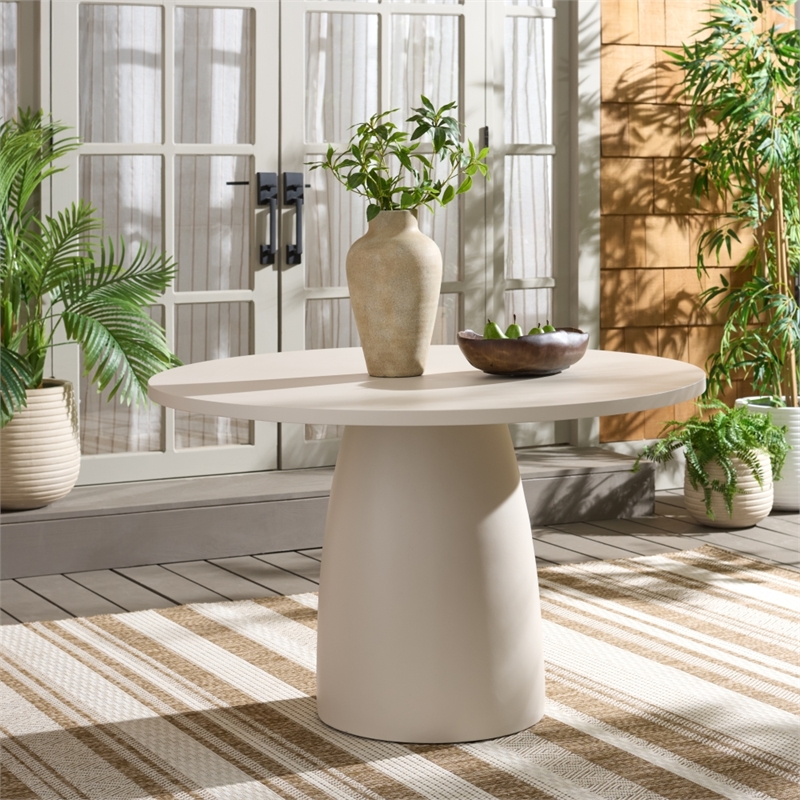 Safavieh Tina Round Dining Table  in Ivory