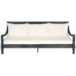 Safavieh Pasadena Wood Daybed in Dark Gray / Beige