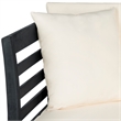 Safavieh Malibu Wood Day Bed in Dark Gray / Beige