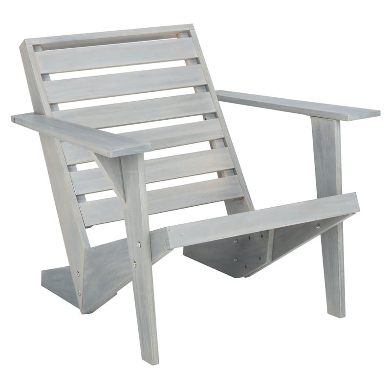 Safavieh Lanty Wood Adirondack in Ash