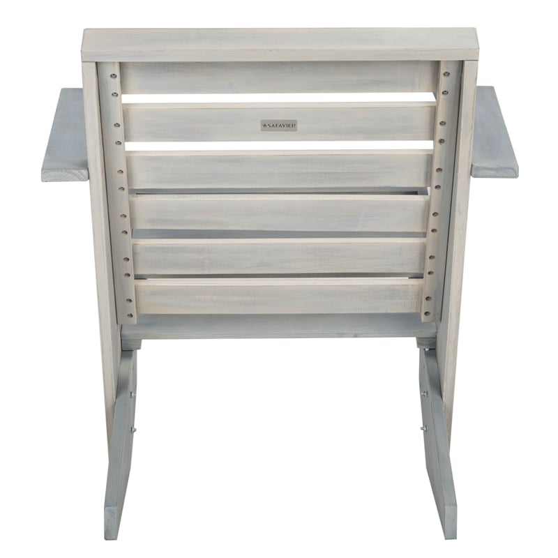 Safavieh Lanty Wood Adirondack in Ash