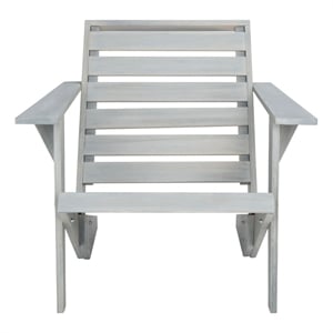 Safavieh Lanty Wood Adirondack in Ash