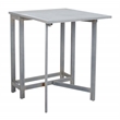 Safavieh Gallo Wood Balcony Bistro Set in Ash