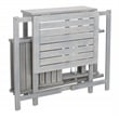Safavieh Gallo Wood Balcony Bistro Set in Ash
