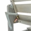 Safavieh Ruben Wood Balcony Bench and Table in Ash