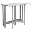 Safavieh Wilton Balcony Corner Wood Lounge Set in Ash / White
