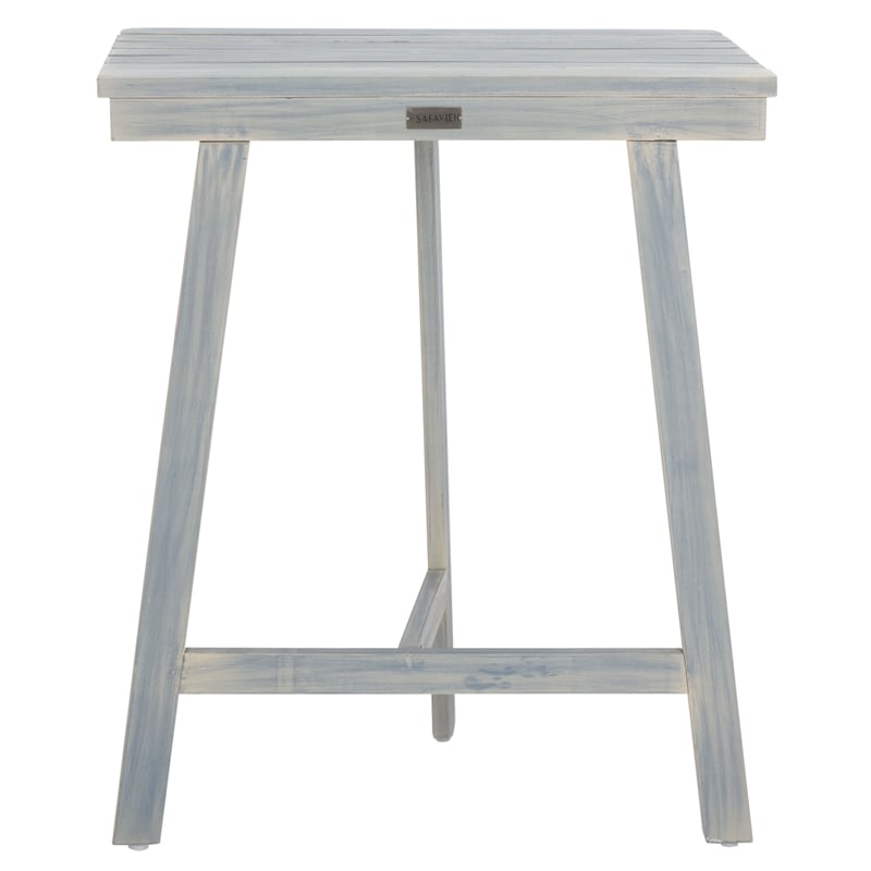 Safavieh Benton Wood Balcony Table in Ash