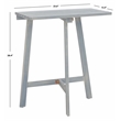 Safavieh Benton Wood Balcony Table in Ash