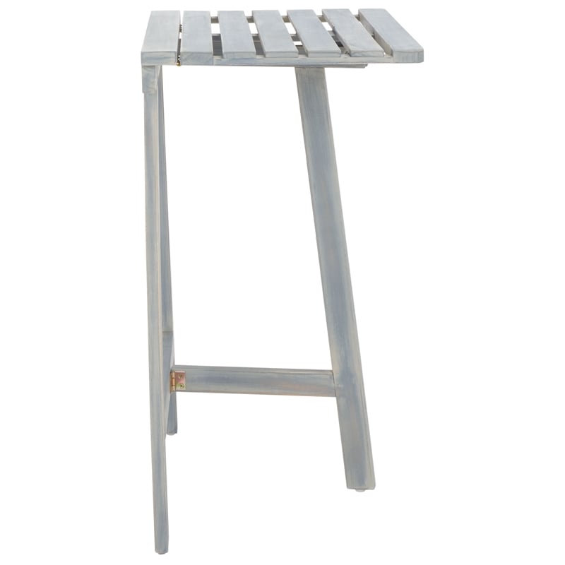 Safavieh Benton Wood Balcony Table in Ash