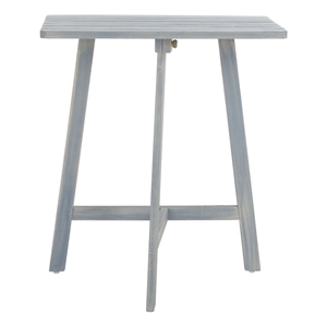Safavieh Benton Wood Balcony Table in Ash