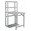 Safavieh Griffen Wood Balcony Dining Cabinet in Ash
