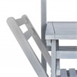Safavieh Griffen Wood Balcony Dining Cabinet in Ash