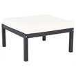 Safavieh Pratia 5Pc Wood Outdoor Set in Dark Gray / Beige