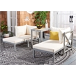 Safavieh Ronson 5 Pc Wood Sectional Set in Ash / Beige