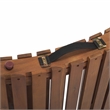 Safavieh Fanty Wood Folding Sunlounger  in Teak