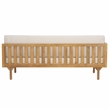 Safavieh Napoli 3-Seater Wood Bench in Oak / Cream