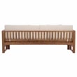 Safavieh Napoli Wood Bench & Bed in Teak / Brown / Cream