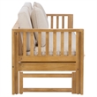 Safavieh Napoli Wood Bench & Bed in Oak / Cream