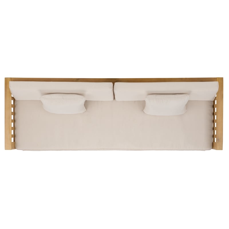 Safavieh Napoli Wood Bench & Bed in Oak / Cream