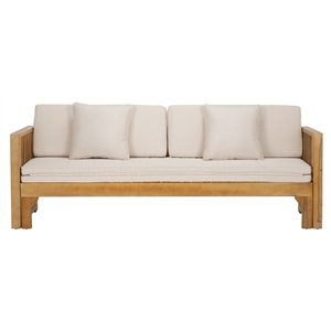 Safavieh Napoli Wood Bench & Bed in Oak / Cream