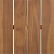 Safavieh Cardori Wood Bench + Table in Teak / Brown / Cream