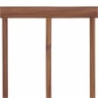 Safavieh Cardori Wood Bench + Table in Teak / Brown / Cream