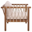 Safavieh Sabrina Wood Chair Set of 2 in Teak / Brown / Cream