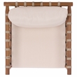 Safavieh Sabrina Wood Chair Set of 2 in Teak / Brown / Cream