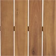 Safavieh Sabrina Wood  Bench + Table in Teak / Brown / Cream