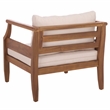 Safavieh Alta Wood Chair Set of 2  in Teak / Brown / Cream