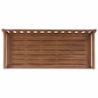 Safavieh Kelter Wood Bench Box in Teak