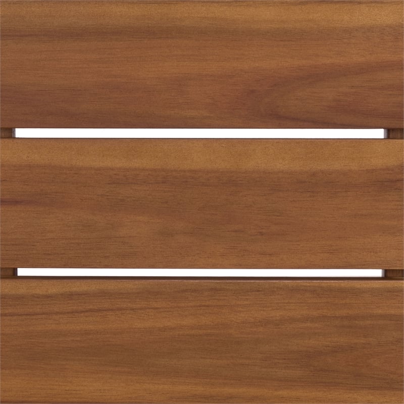 Safavieh Kelter Wood Bench Box in Teak