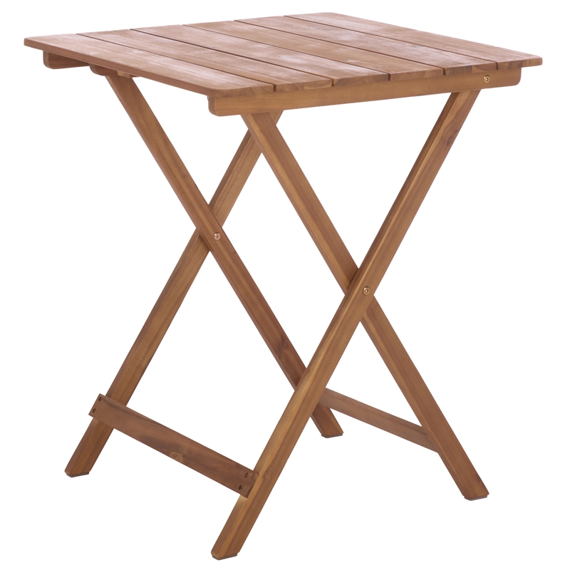 Safavieh Austin Wood Bistro Set in Teak