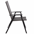 Safavieh Simon Metal Folding Chair Set of 2  in Black / Gray