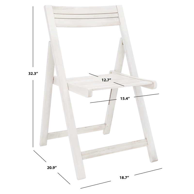 Safavieh Kerman Wood and Metal Table / Chair Set in White
