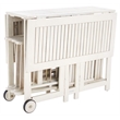 Safavieh Arvin Wood and Metal Table / Chair Set in White