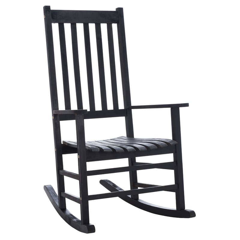 Safavieh Shasta Wood Rocking Chair in Black