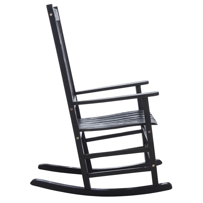 Safavieh Shasta Wood Rocking Chair in Black
