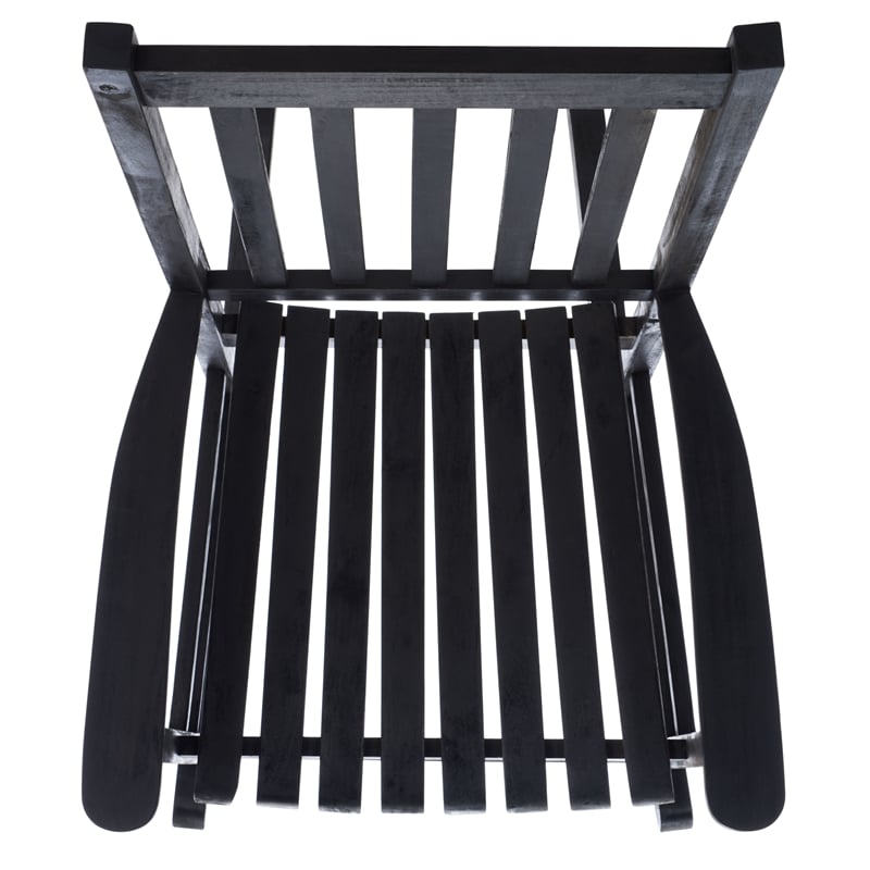Safavieh Shasta Wood Rocking Chair in Black
