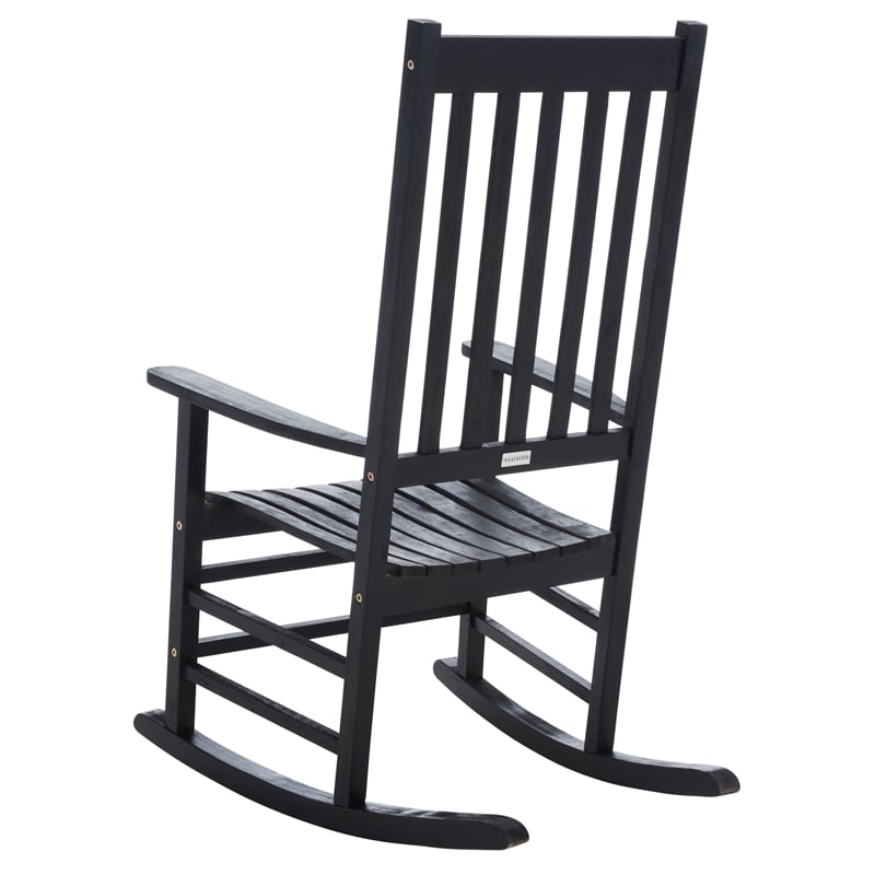 Safavieh Shasta Wood Rocking Chair in Black