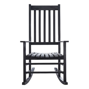 Safavieh Shasta Wood Rocking Chair in Black